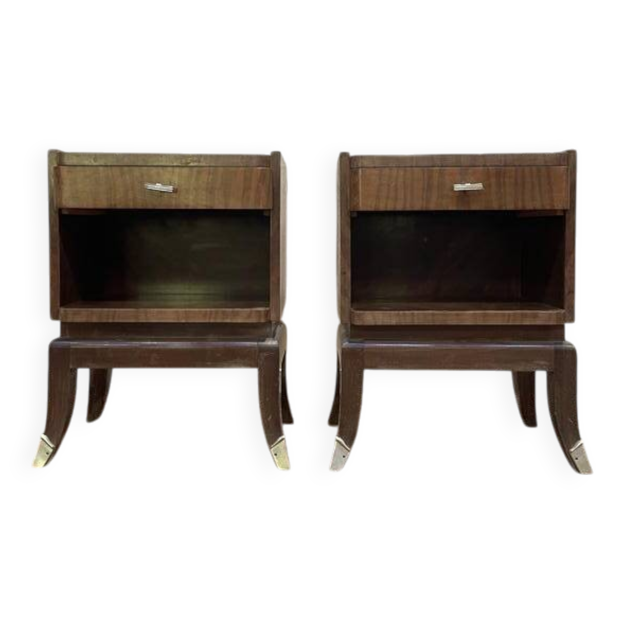 Paire de tables de chevets de style Art Déco