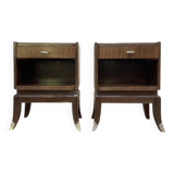 Paire de tables de chevets de style Art Déco