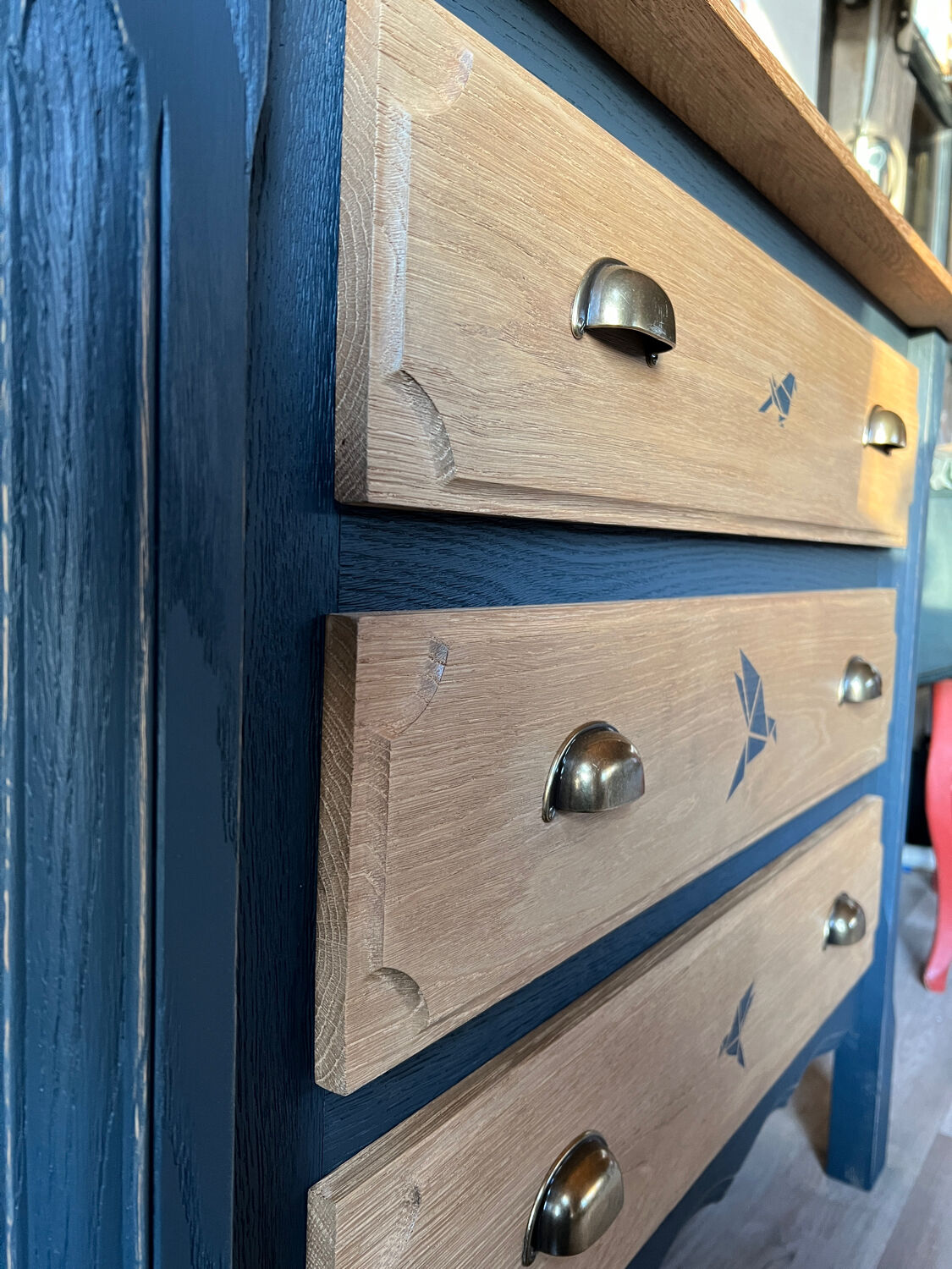 Restyled chest of drawers
