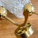 Pair of glass Tulip wall light