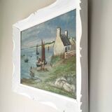 Painting former marine Brittany