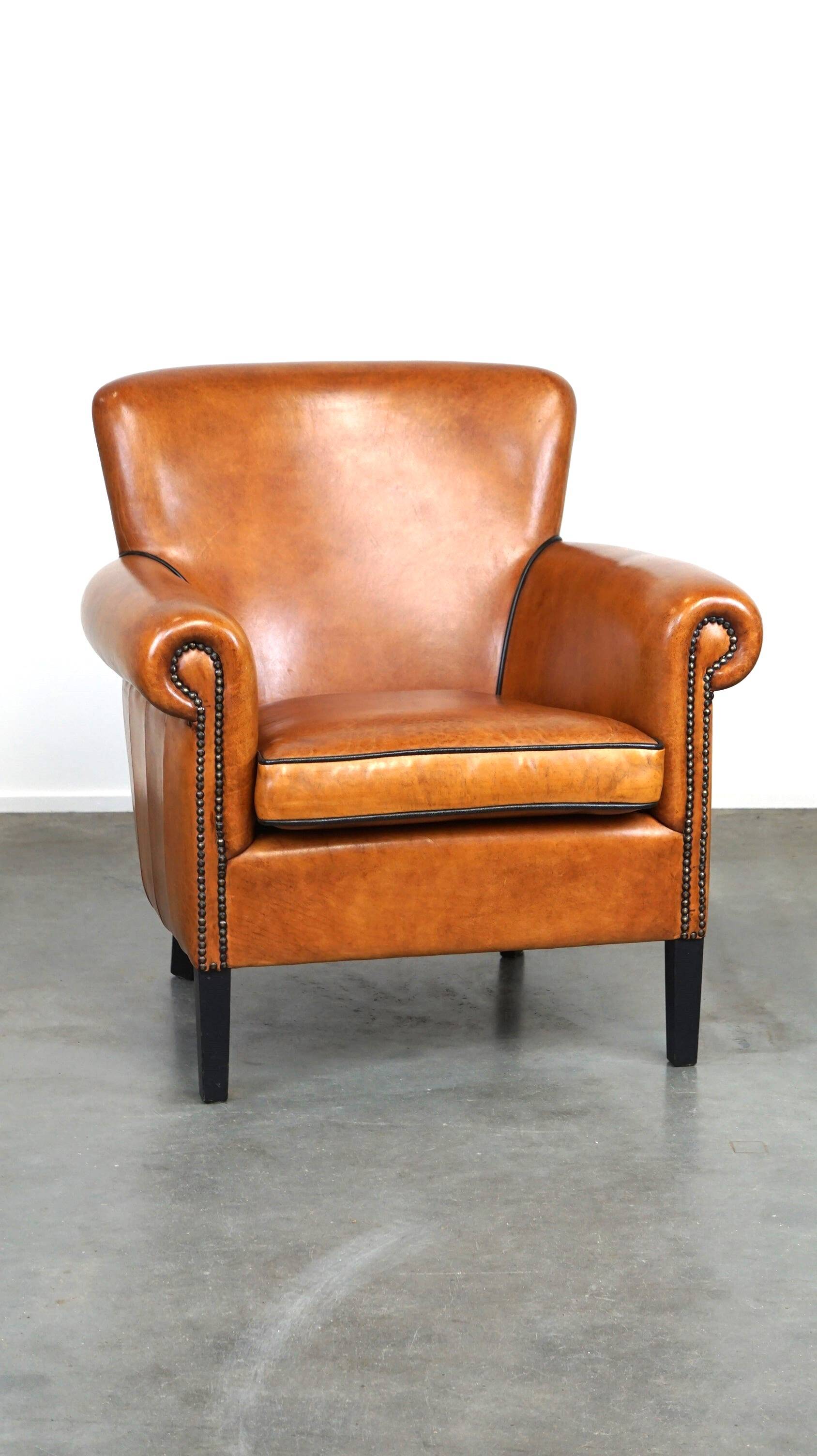 Sheepskin Armchair in Excellent Condition with a Luxurious Appearance