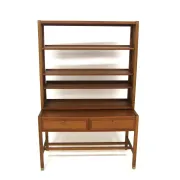 Bibliothèque scandinave en teck Carl-Axel Acking, Bodafors, Suède, 1960