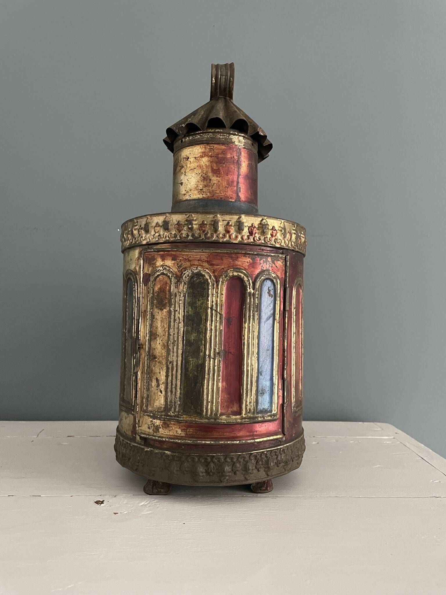 Lanterne magique Lapierre en métal - Lot 214