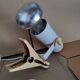 White clamp spotlight Targetti Sankey 1970s
