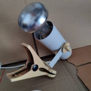 White clamp spotlight Targetti Sankey 1970s