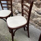 4 chaises bistrot vintage