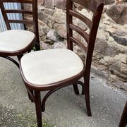 4 vintage bistro chairs