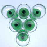 Alsace wine glasses on foot