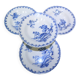 4 Gien Chardons soup plates (9)