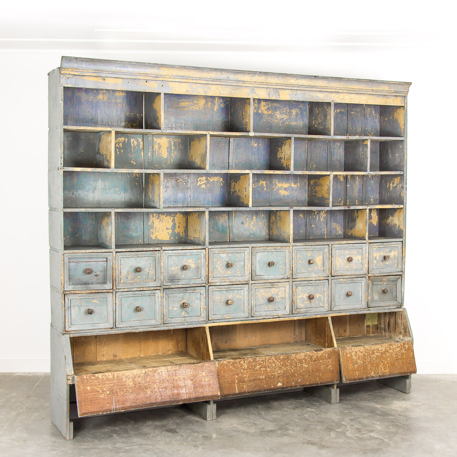 Big antique workplace cabinet