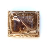 Alabaster and gilded metal box, 70s