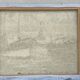 Marine, oil on canvas "Bâteaux les sables d'Olonne" signed Rossini