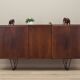 Buffet haut en noyer, design danois, années 1960, production : Danemark