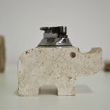 Smoking accessories in marble and onyx, 1970s, lot of 4