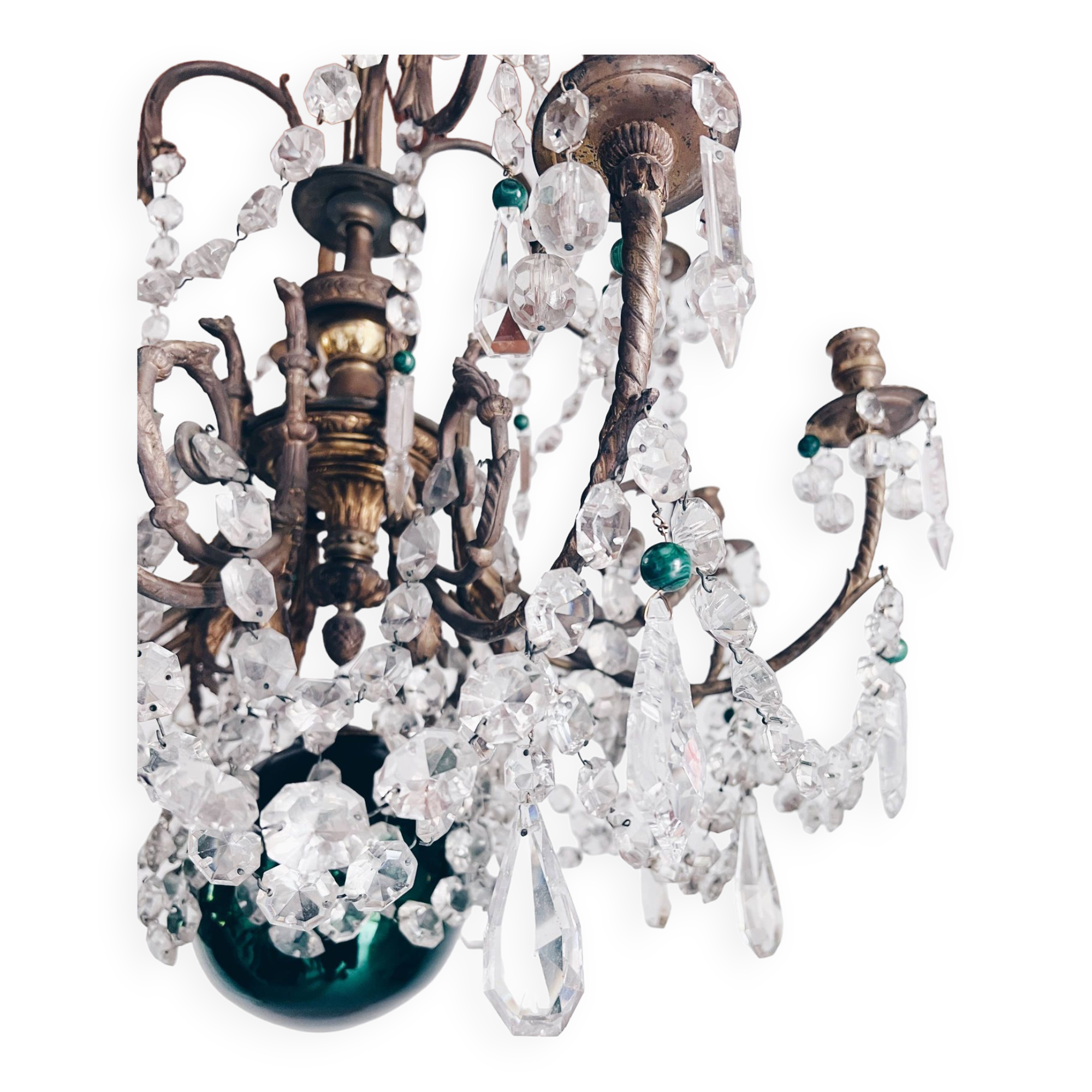 chandelier with tassels