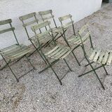 9 folding garden chairs