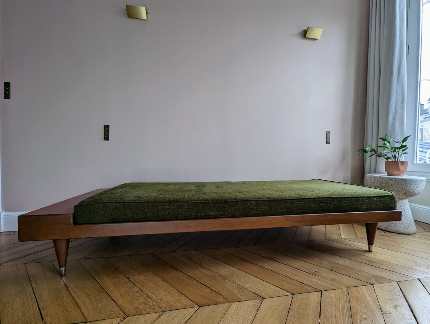 Daybed bottle green bench Kann Design