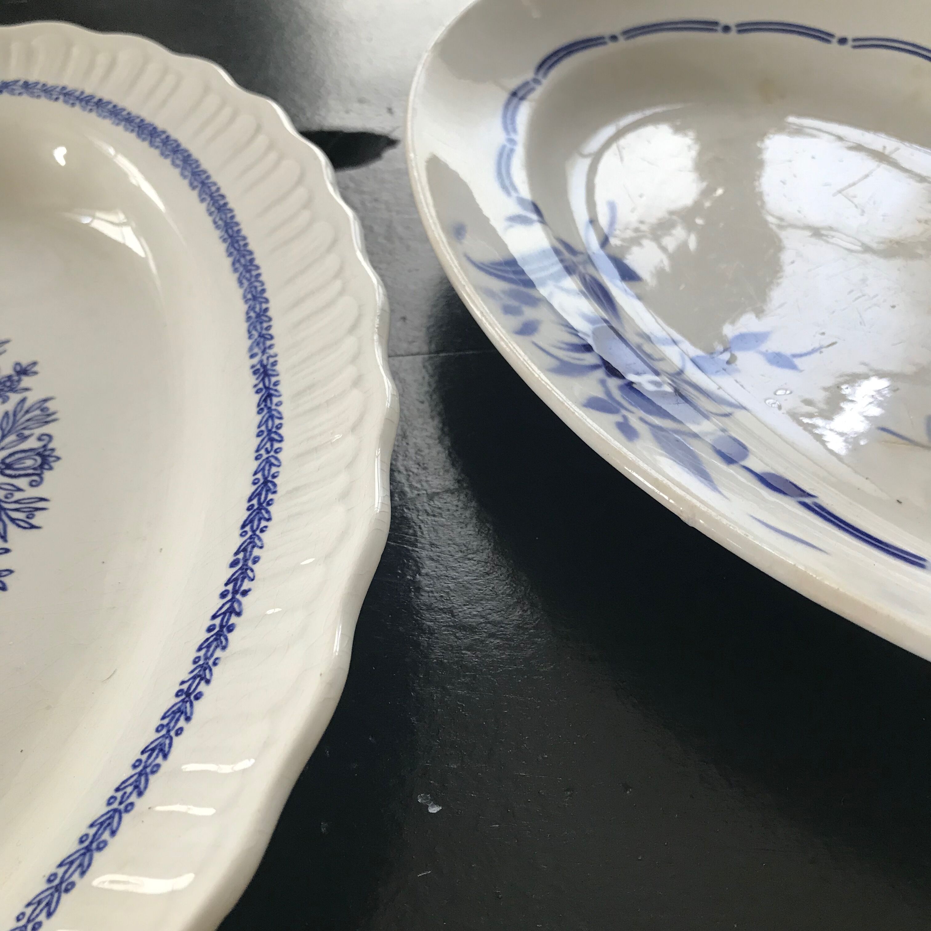 PRODUCEd BHV Lot of 2 old dishes.