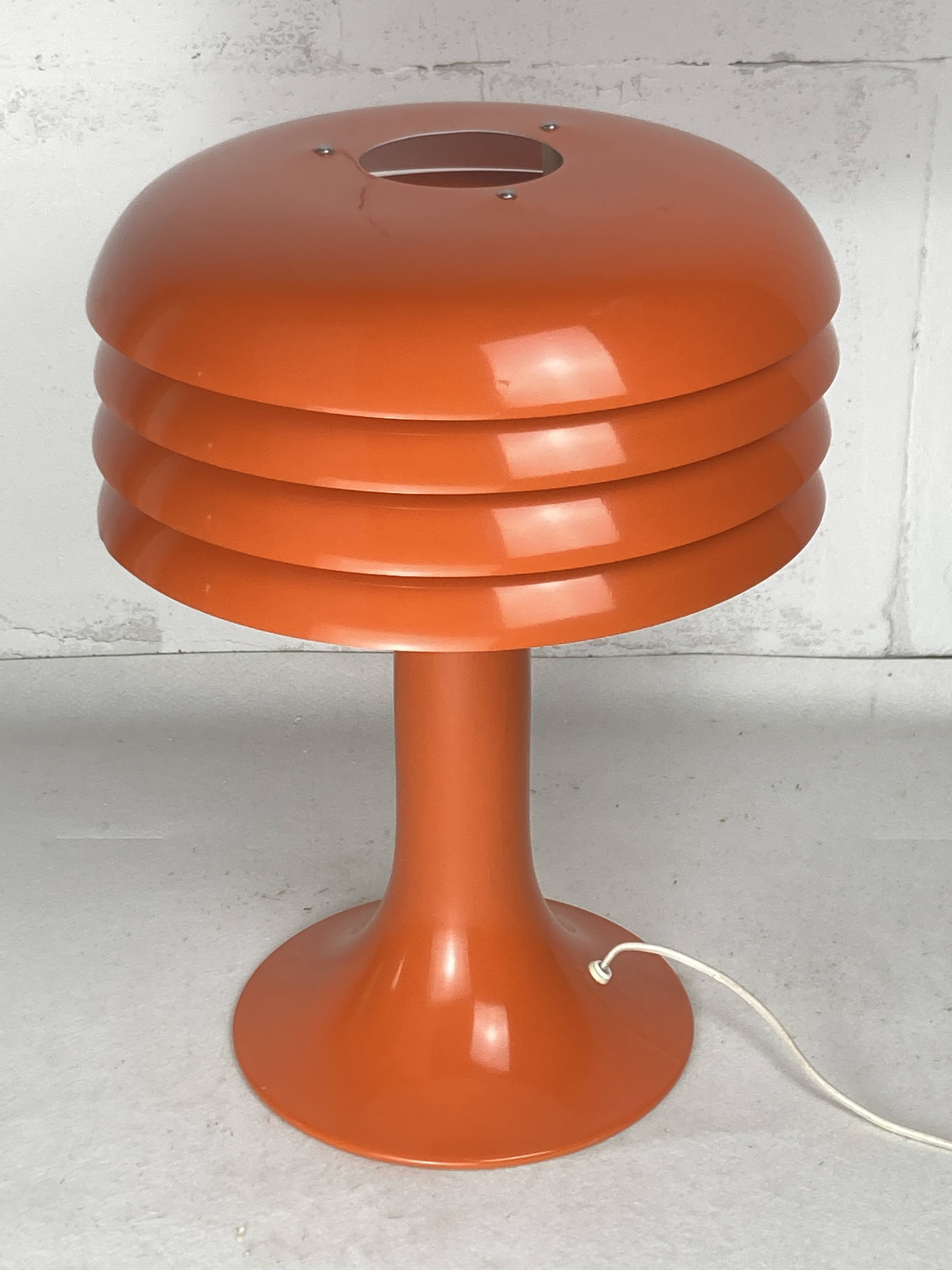 Large mushroom table lamp by Hans Agne Jakobsson model BN26, Sweden 1960s