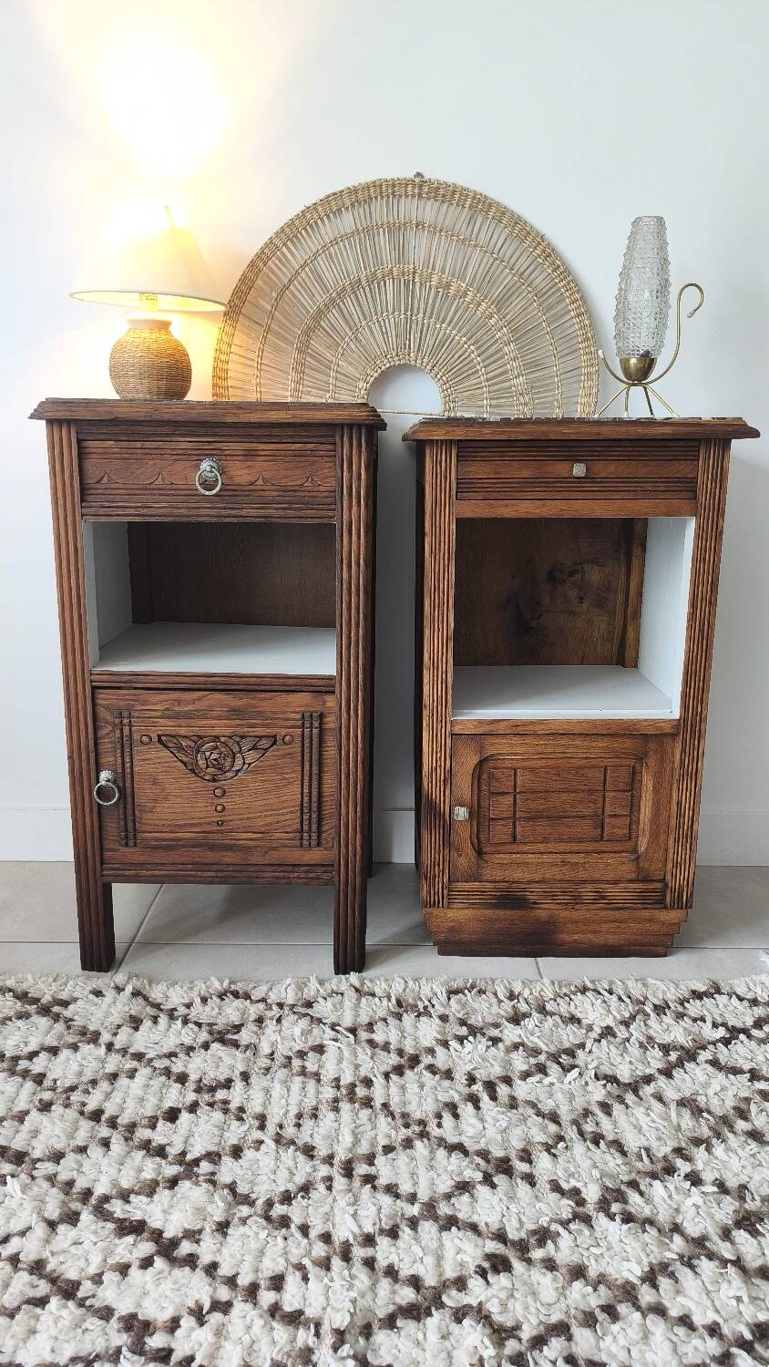 Art Deco bedside tables