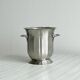 Vintage matte stainless steel ice bucket