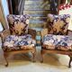 Duo de fauteuils anglais style Chippendale