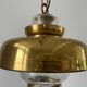 Brass and bubble glass ceiling light, 1960s, Germany