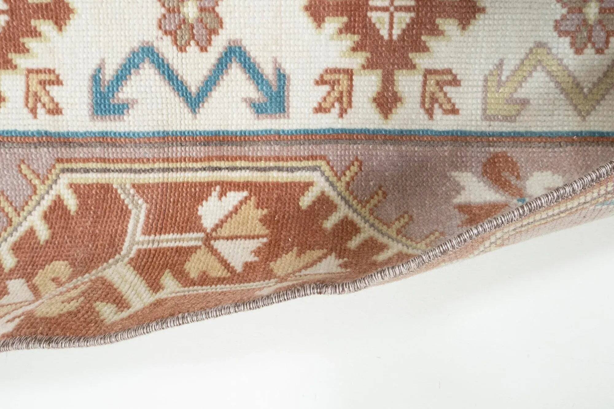 Vintage Turkish Oushak rug 155x237 cm