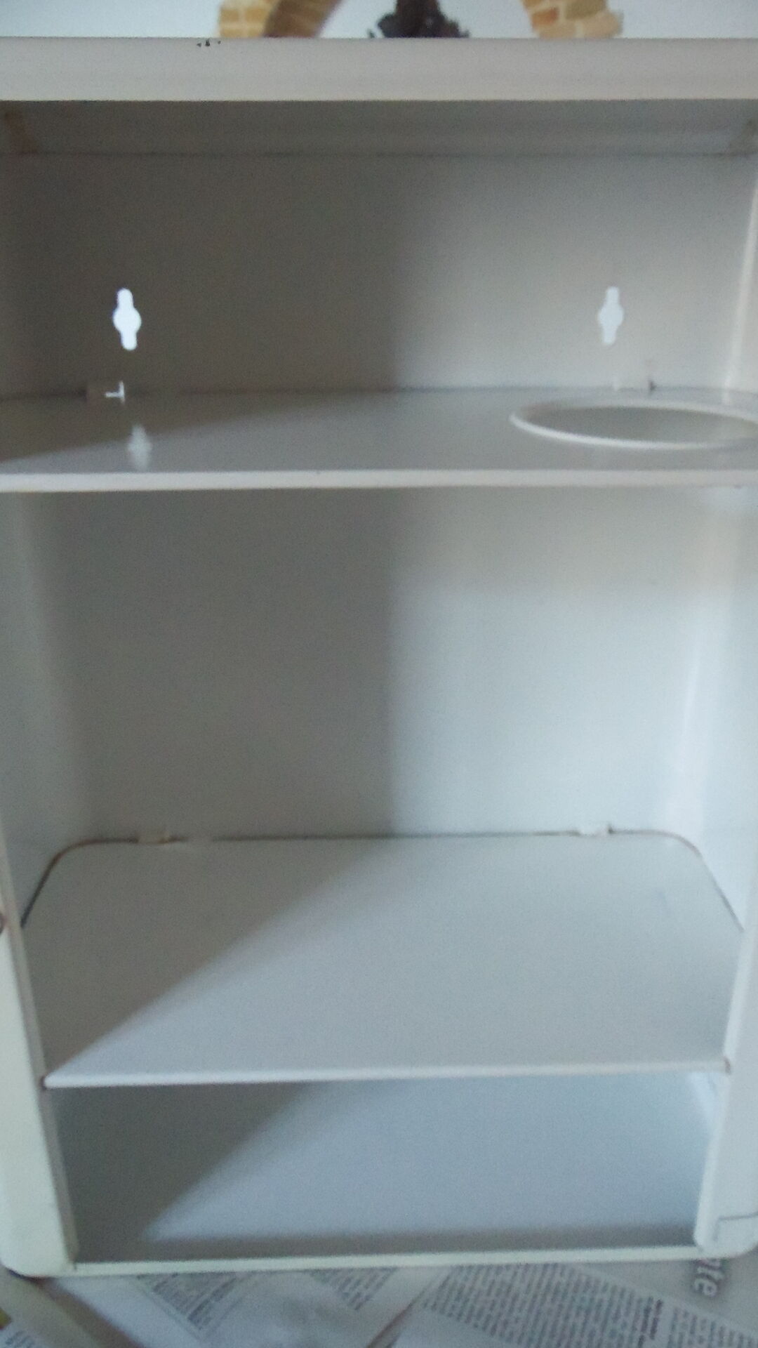 Metal medicine cabinet and mirror