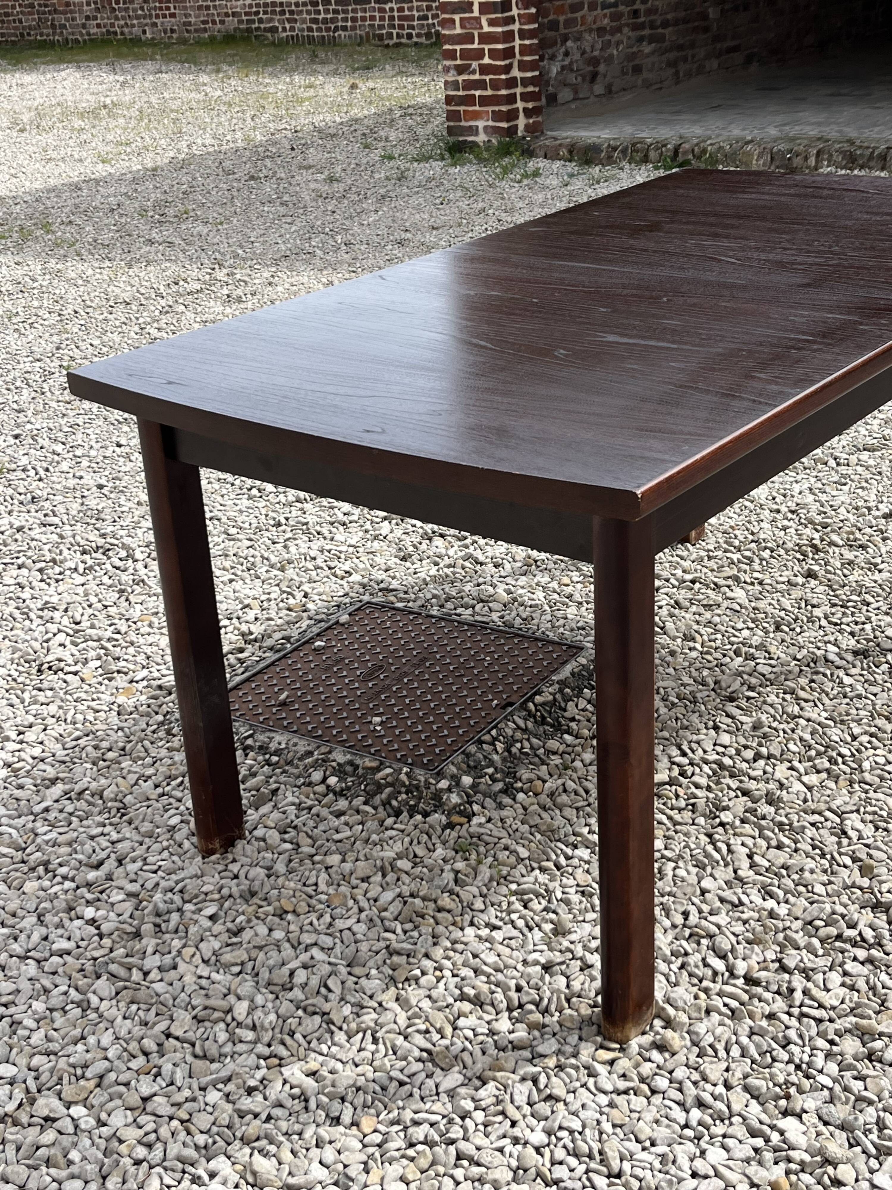 Scandinavian extendable teak table