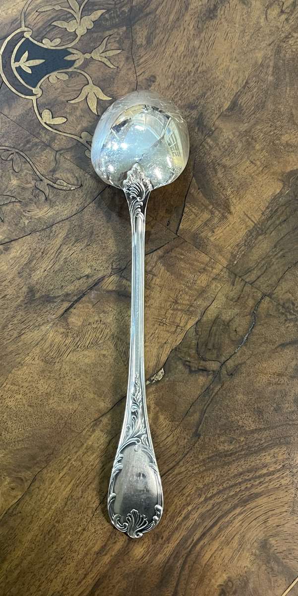 Christofle Marly serving spoon in silver metal
