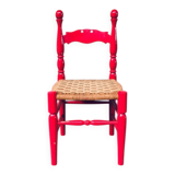 Set of Scandinavian Country Design Red Side Chairs, Sweden, 1960s