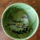 Green bowl from manufacture Saint Jorioz Annecy