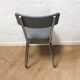 Vintage grey skai chair