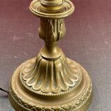 Lamp Foot in the shape of a candlestick, Bronze 17 cm socket top