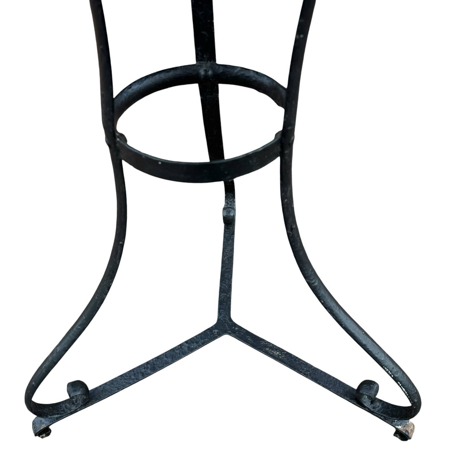 Napoleon III wrought iron pedestal table