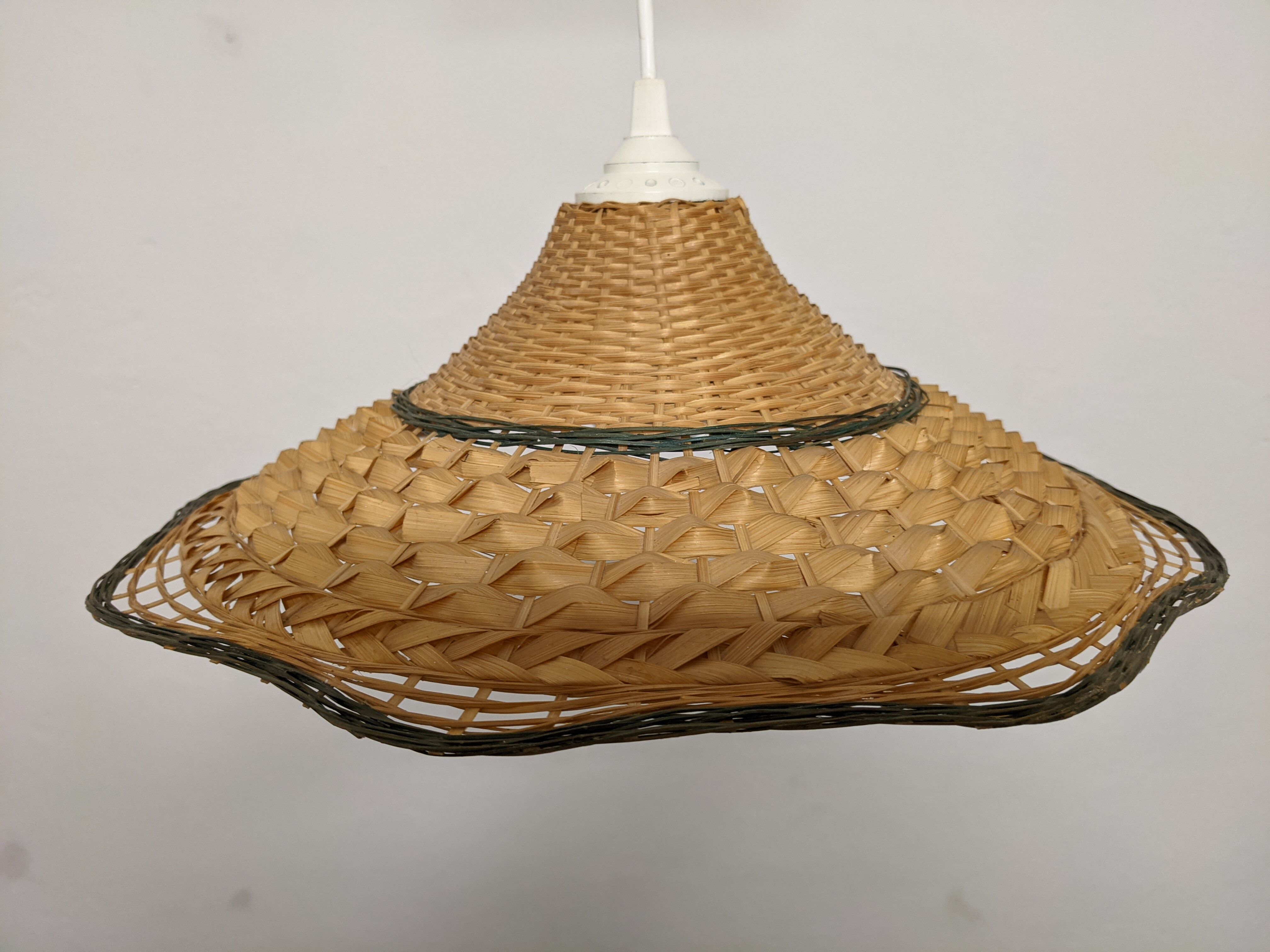 Rattan suspension from the 60s/70s