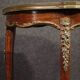 French Napoleon III style side table with marble top