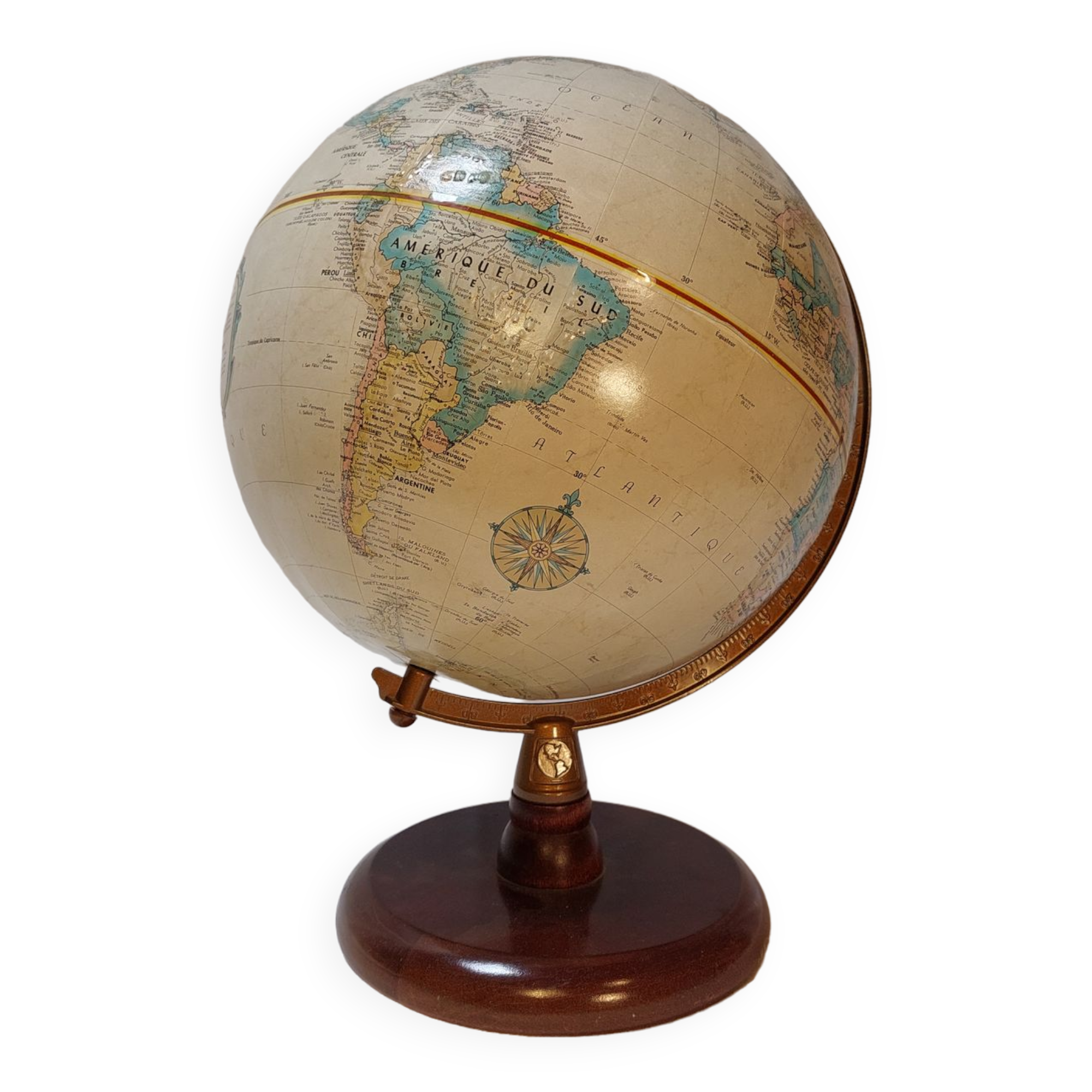 Globe Globe World Map Replogue U.S.A. - 70S/80s