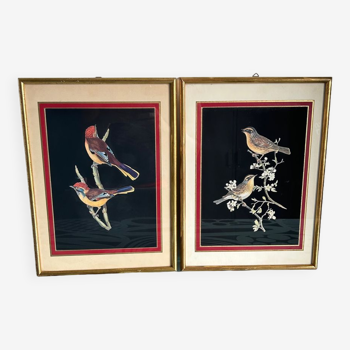 Set of 2 vintage lithographs