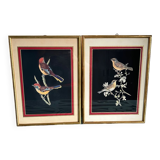 Set of 2 vintage lithographs
