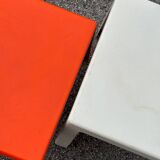 Pair of Space Age fiberglass coffee tables, Circa 1970