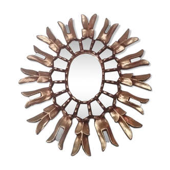 Closed-wall edify sun mirror 36x33cm