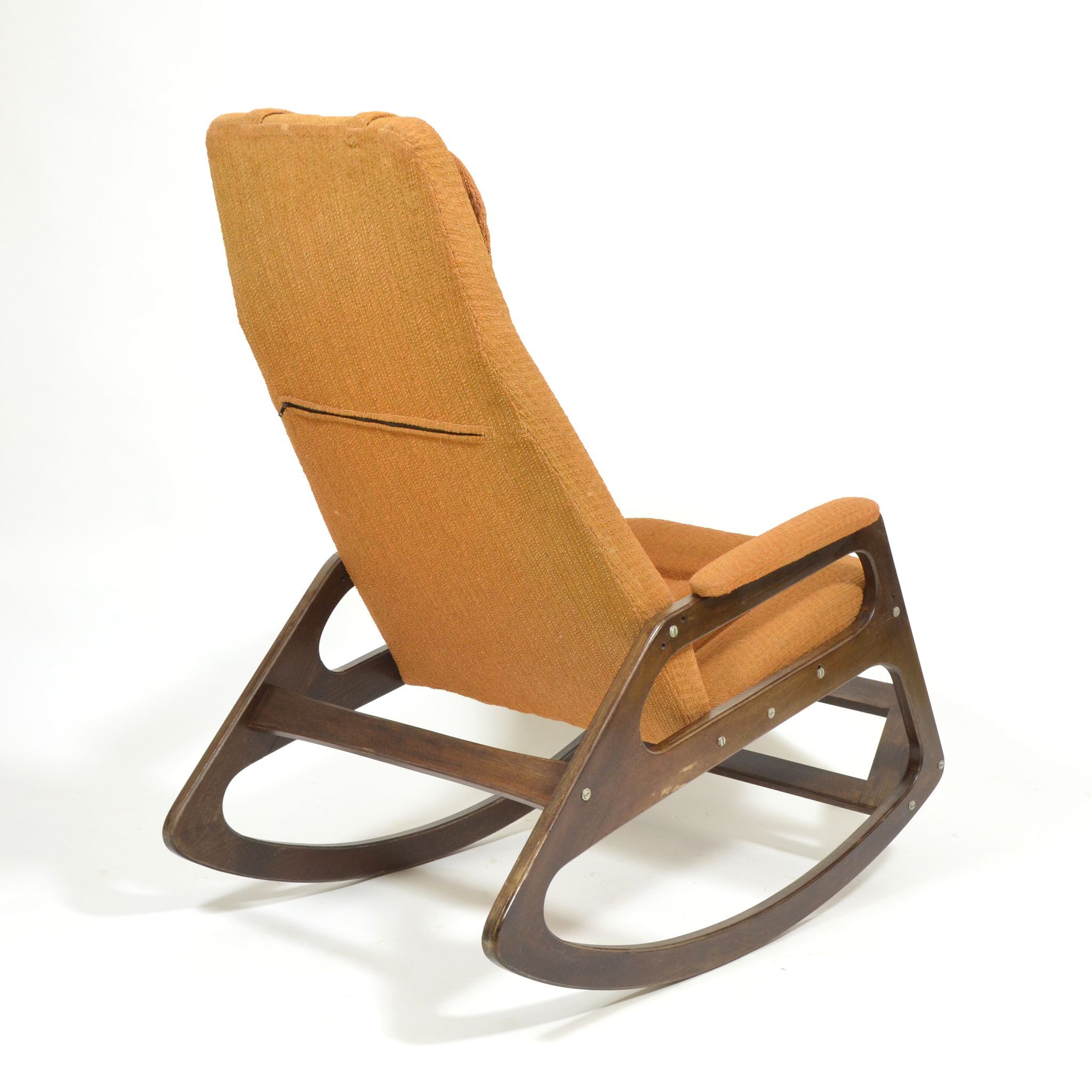 1960 Vintage Rocking Armchair By ÚLUV