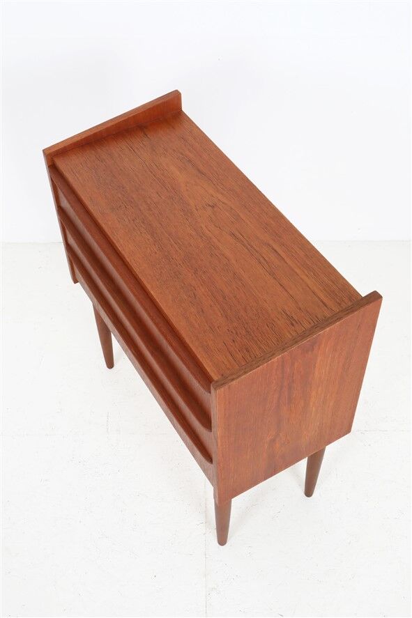 Filigree mid-century teak chest of drawers / Danish modern design / 1960s