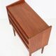 Filigree mid-century teak chest of drawers / Danish modern design / 1960s