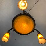 Chandelier glass paste