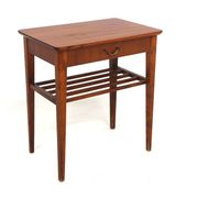 Table de chevet scandinave en acajou, Suède, 1950