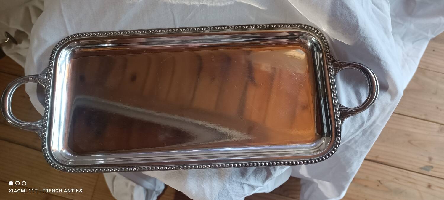 Silver-plated metal liqueur service, Roux Marquiant Silversmithing